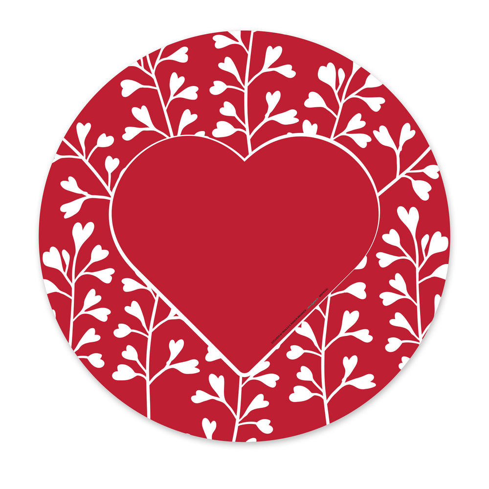 Sets de table élégants et écologiques sur le thème des mûres pour une table spéciale de la Saint-Valentin