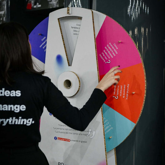 Custom Cardboard Wheel of Fortune – for Wheelpotai Events