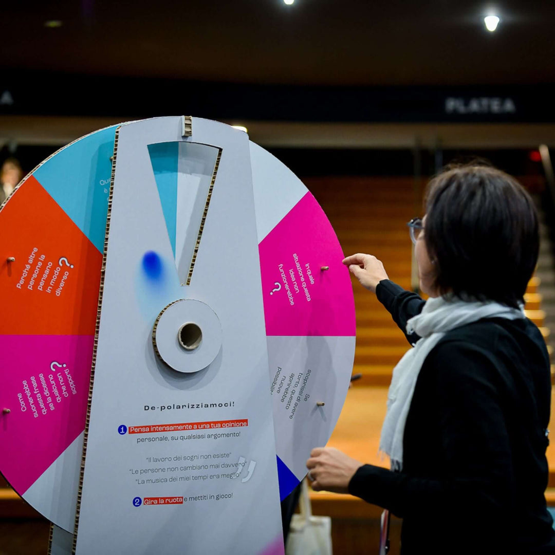 Custom Cardboard Wheel of Fortune – for Wheelpotai Events