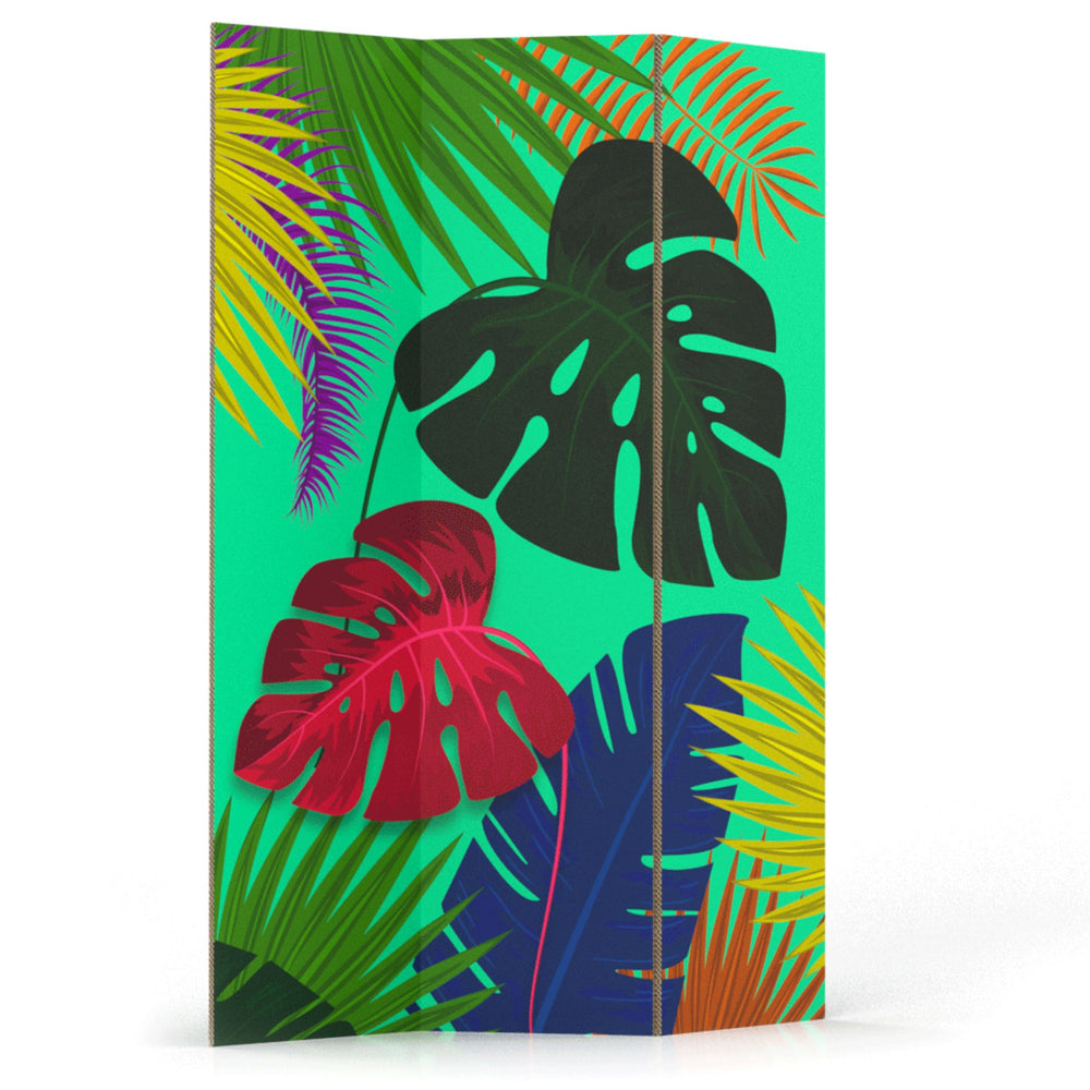 separe a soffietto pieghevole tropical green