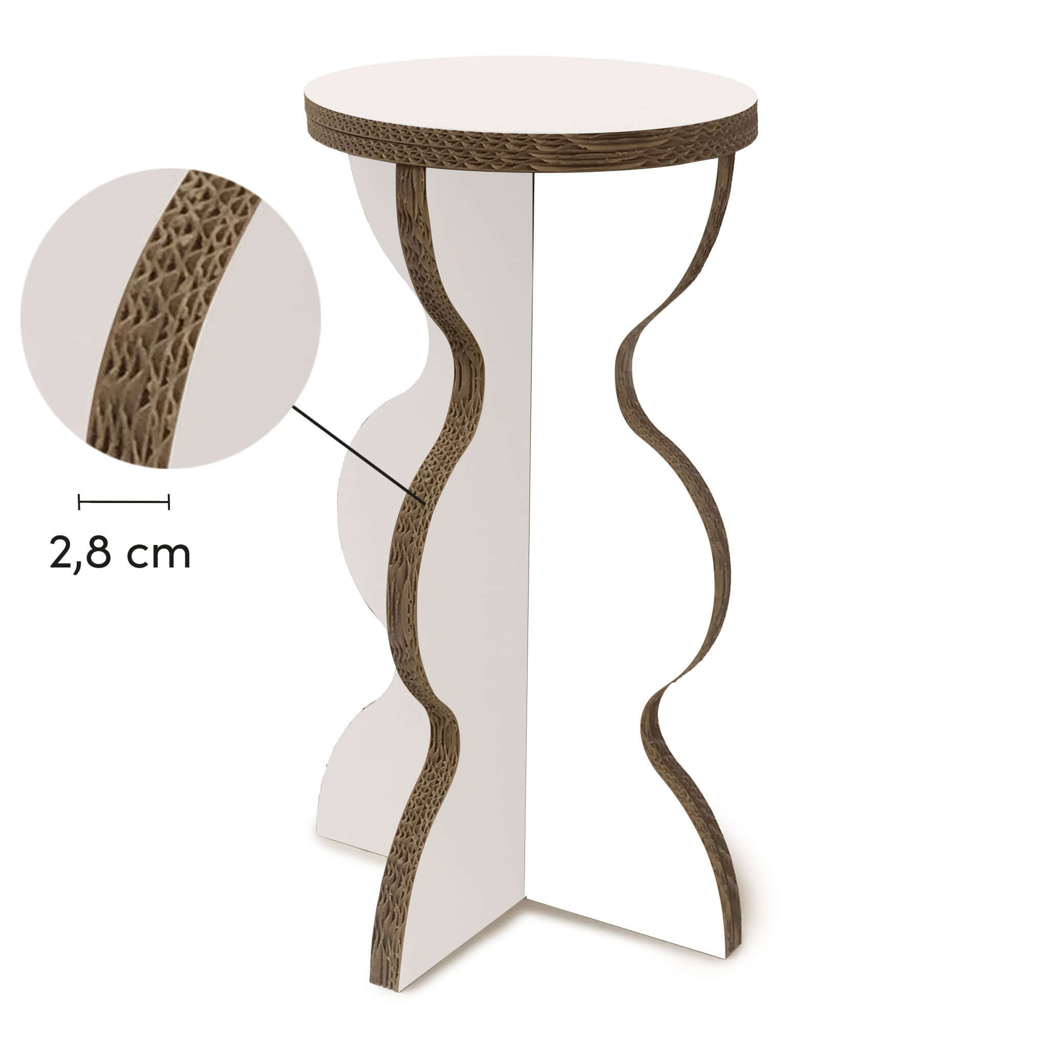 Cardboard Stool - Light and sturdy for Trade Show Booth – Rippotai