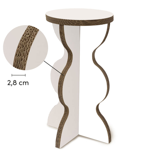 Cardboard Stool - Double – Eco-Friendly and Sturdy Solution for Your Trade Show Booth