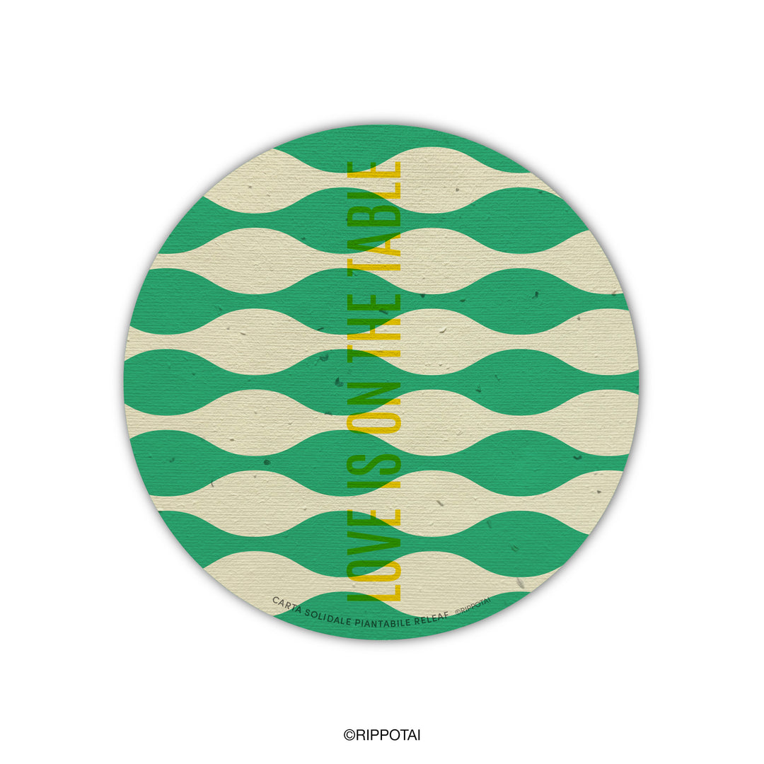 Sottobicchieri Carta Piantabile – Sostenibili, Solidali, Unici - Kit da 10