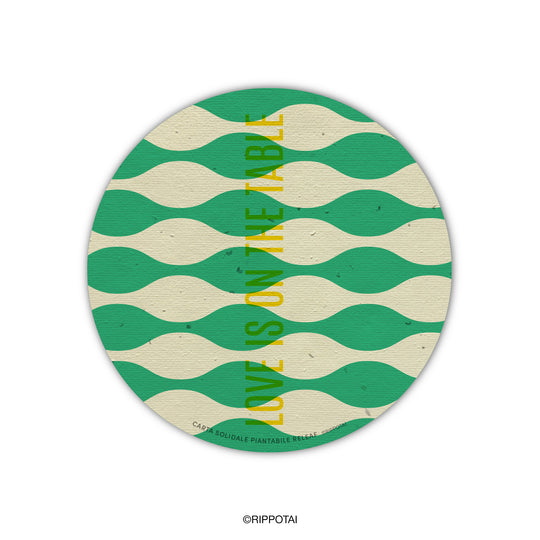 Sottobicchieri Carta Piantabile – Sostenibili, Solidali, Unici - Kit da 10