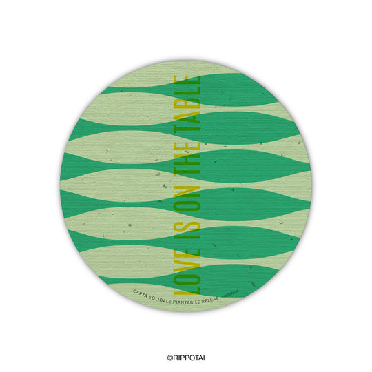 Sottobicchieri Carta Piantabile – Sostenibili, Solidali, Unici - Kit da 10
