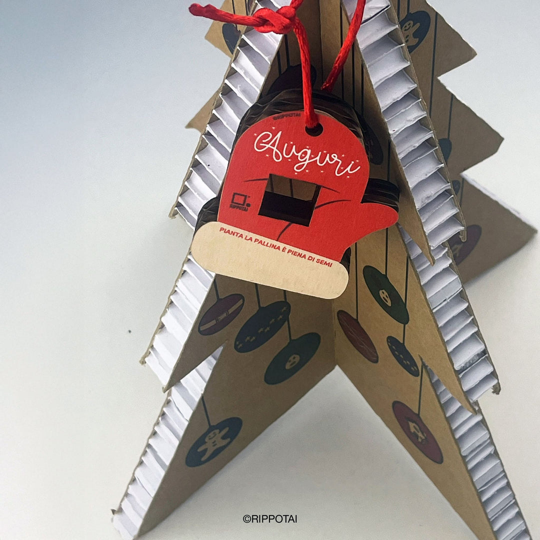 Addobbi Natalizi Ecologici – Kit da 3 con Bombe di Semi