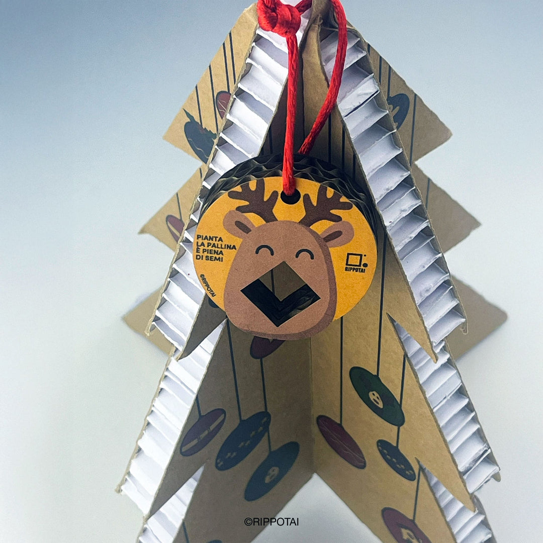 Addobbi Natalizi Ecologici – Kit da 3 con Bombe di Semi