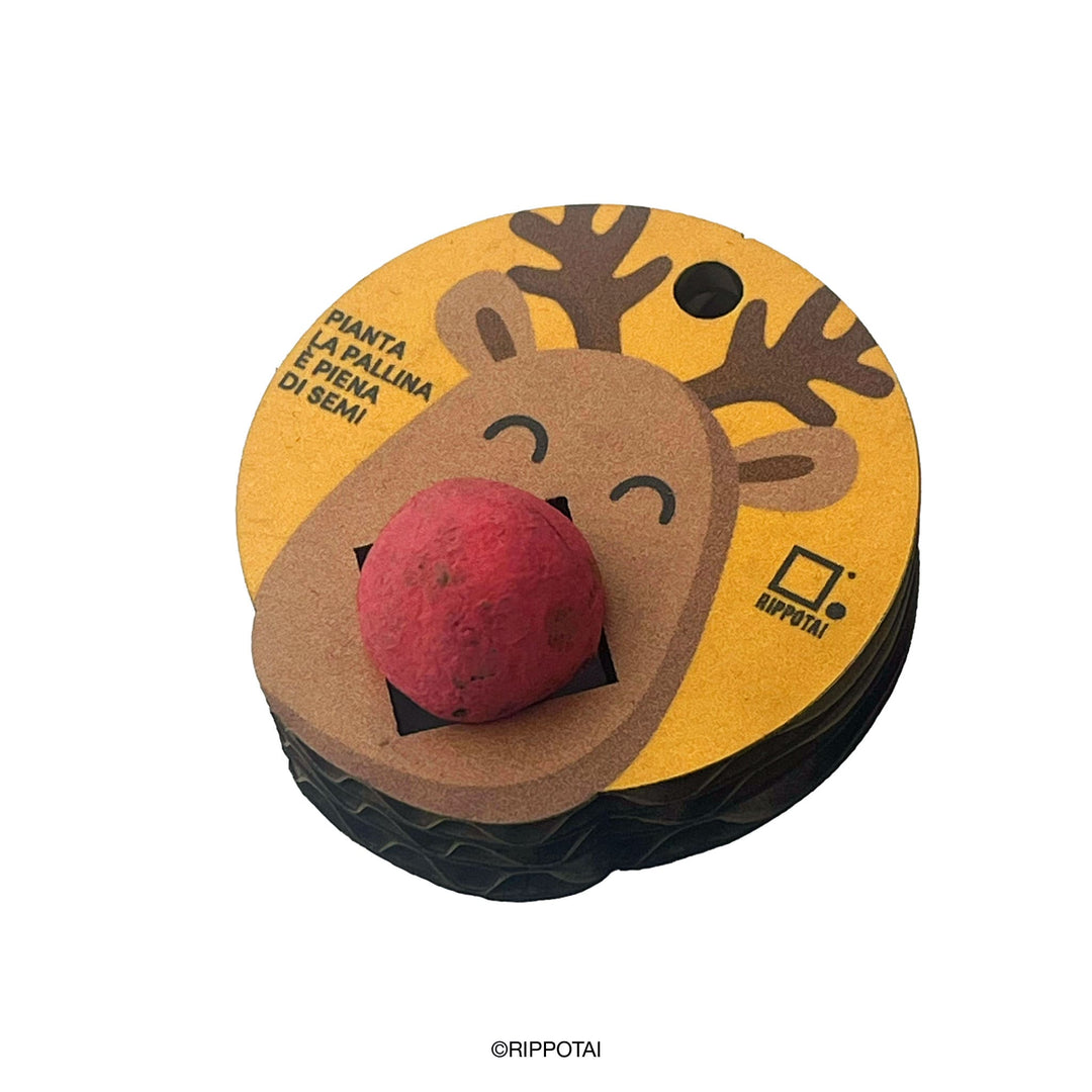 Addobbi Natalizi Ecologici – Kit da 3 con Bombe di Semi