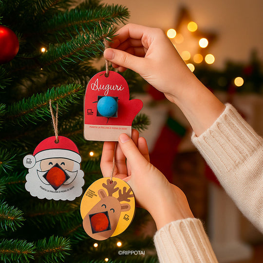 Addobbi Natalizi Ecologici – Kit da 3 con Bombe di Semi