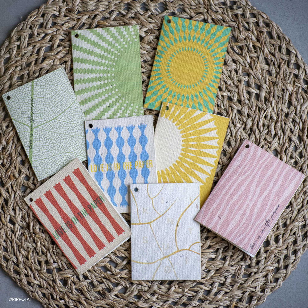 Cartes de vœux en papier à planter Releaf – Printemps – Lot de 8