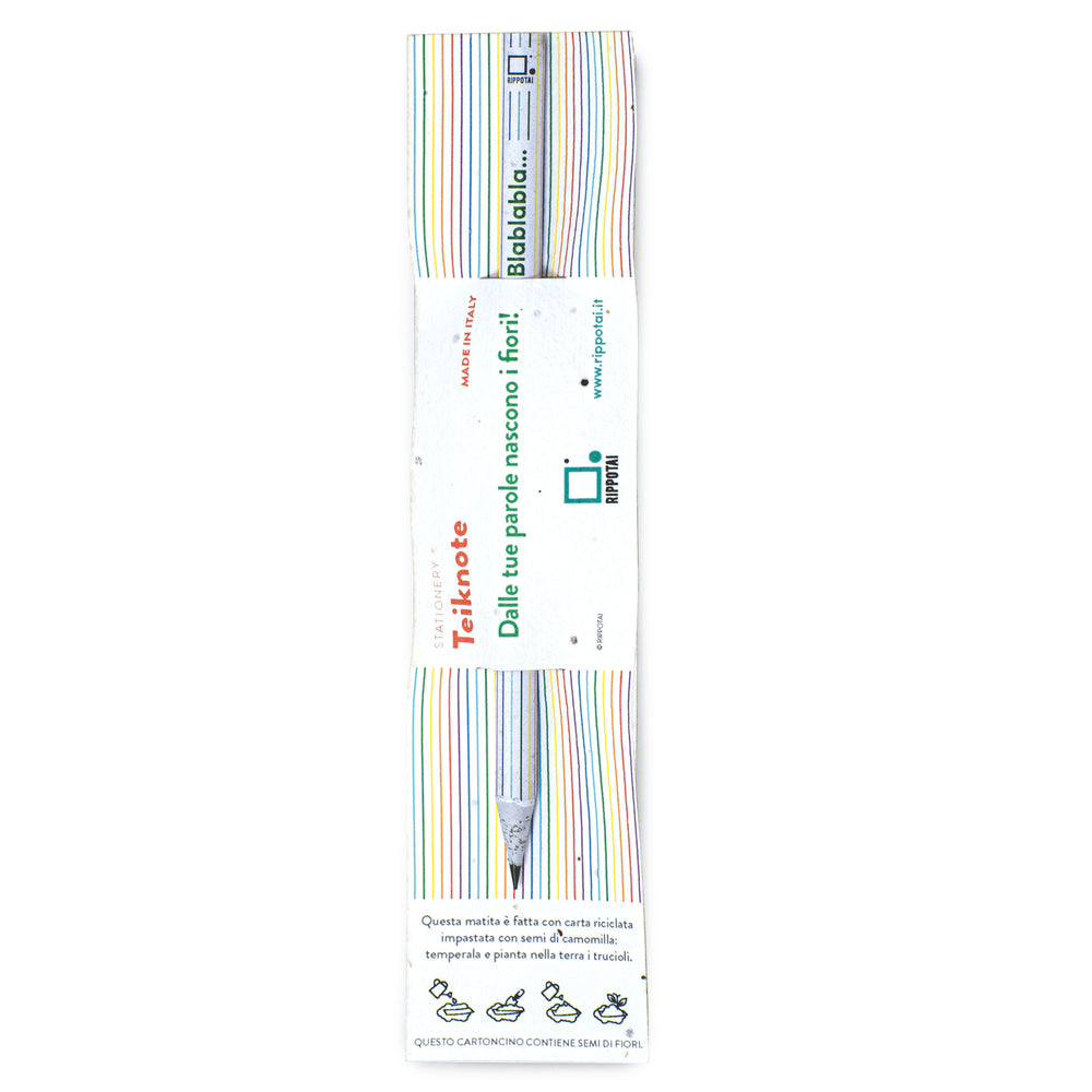 Plantable pencil with seeds