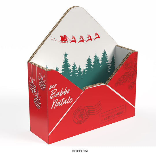 Cassetta Postale Babbo Natale in Cartone Ecologico