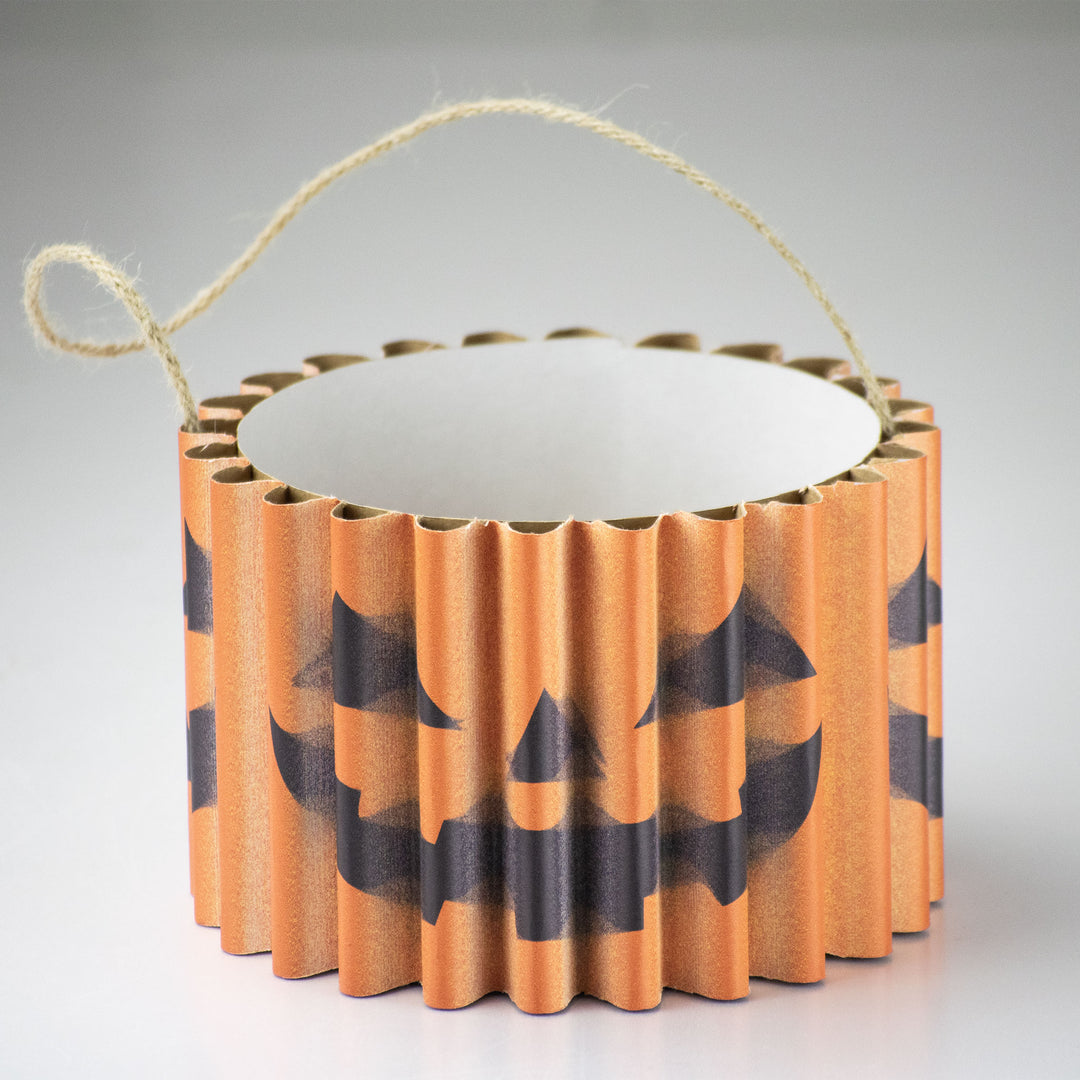  Halloween pumpkin-shaped basket by Rippotai