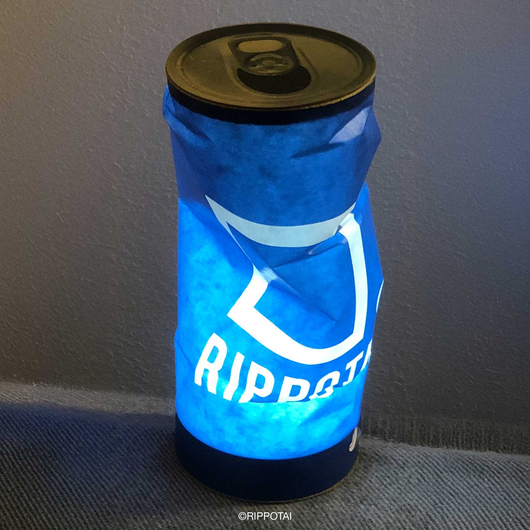 Lampe LED rechargeable écologique – Kami Crushed can