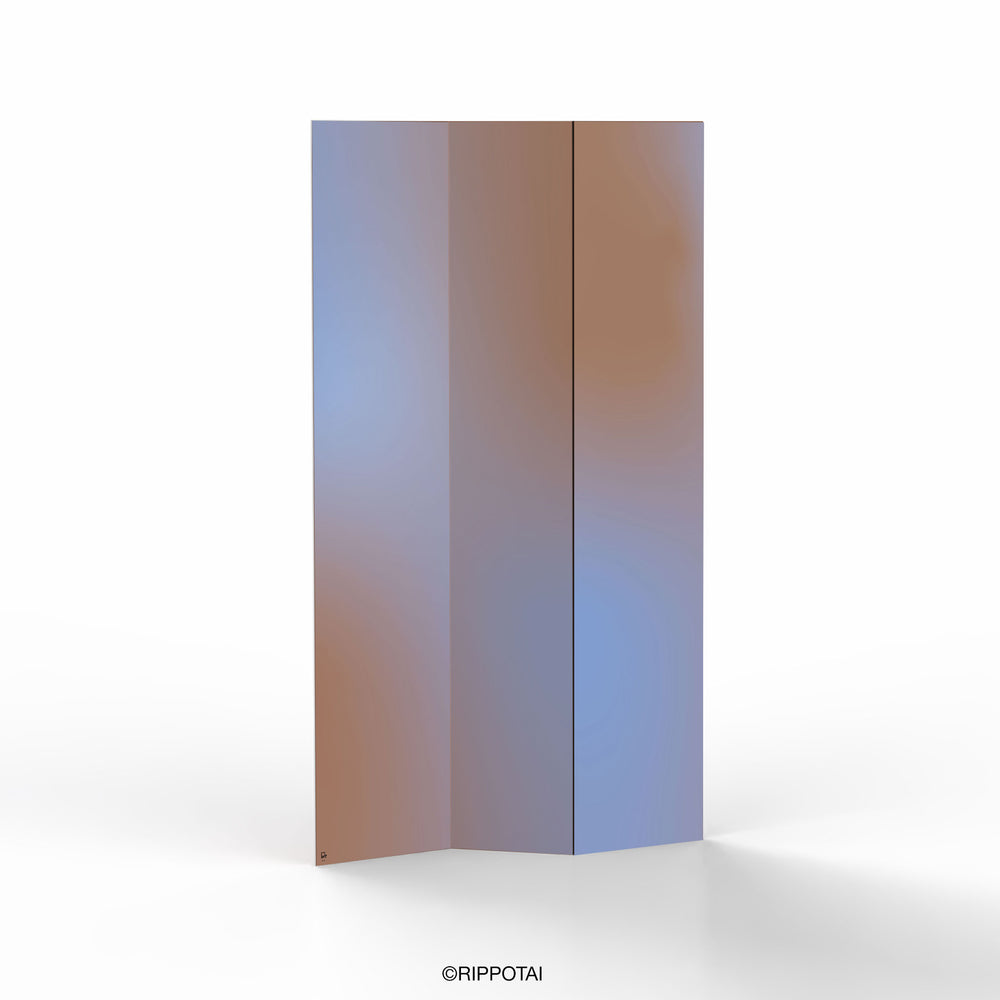 Paravento in cartone da interno – Design effetto degradé