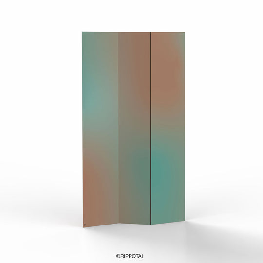 Paravento in cartone da interno – Design effetto degradé
