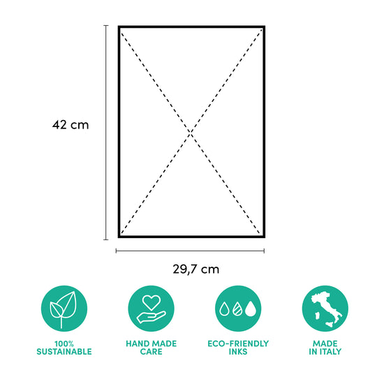 Poster motivazionali BENESSERE in carta artigianale e solidale