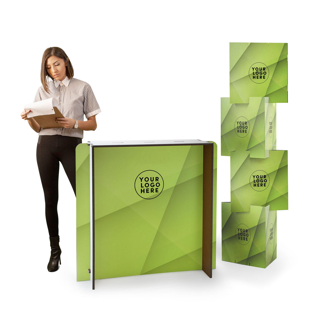 Competition Desk FSC und Greencast-Regal mit maßgefertigtem Tribeca