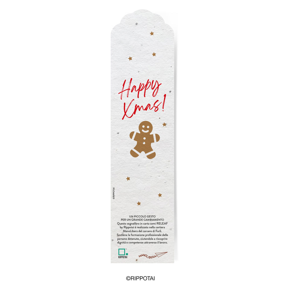 Marque-pages de Noël en semi-papier - Durabilité et solidarité sur chaque page
