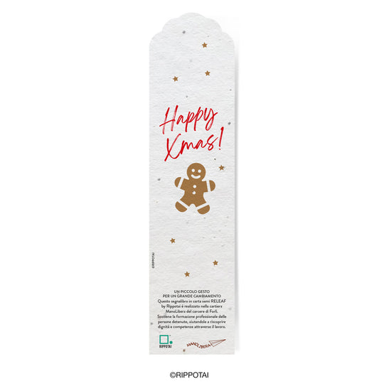Marque-pages de Noël en semi-papier - Durabilité et solidarité sur chaque page