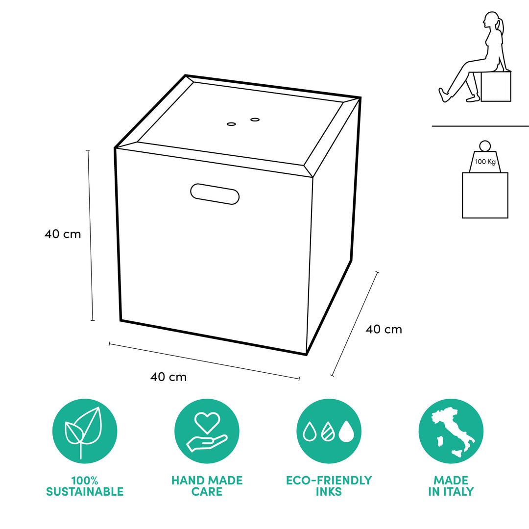 Enceinte Bluetooth et pouf Soundpotai Dandelion 40