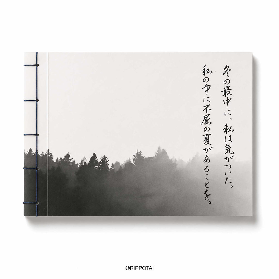 Quaderno GRIGIO A4 a righe con rilegatura Watoji