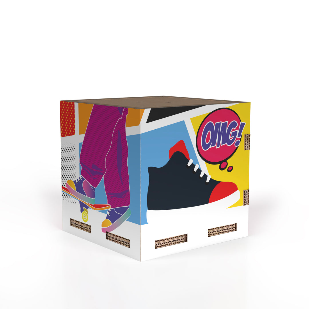 Contenitore Hip Hop 24 vista fronte - Container box 24 cm front view