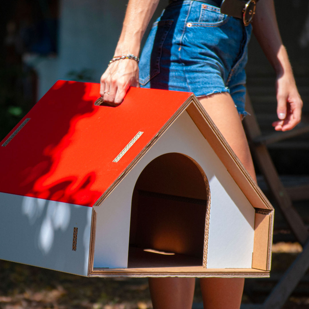 Cuccia per cani da interno ecodesign portatile