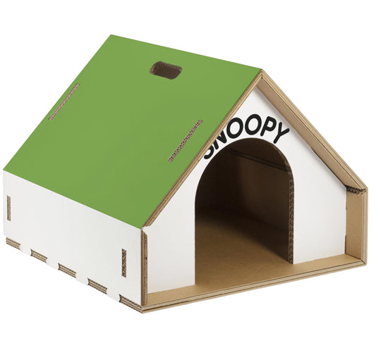 Cuccia per cani da interno personalizzata - tetto verde