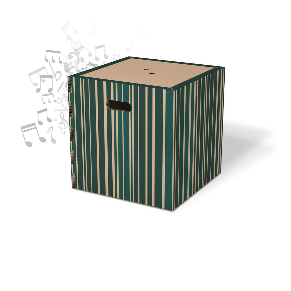 Pouf musicale Soundpotai Chic Stripes