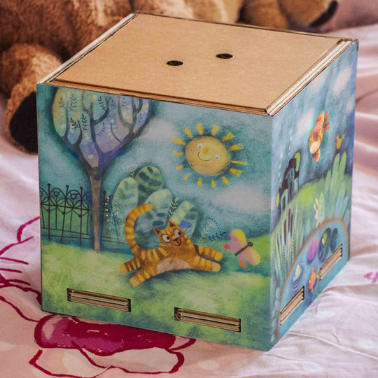 Pouf de rangement pour la chambre Poufpotai