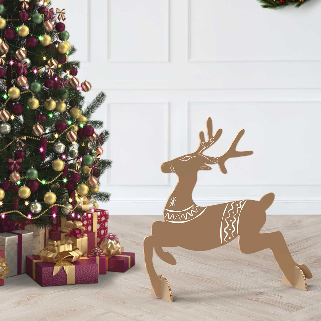 Renna di Natale ecologica - Christmas reindeer