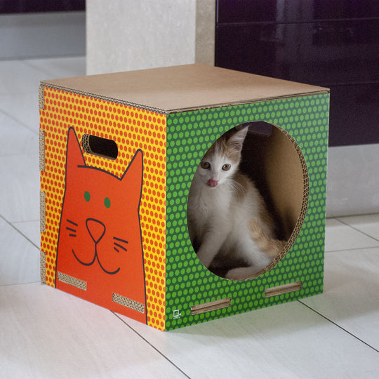 Eco-sustainable cat house Catpotai