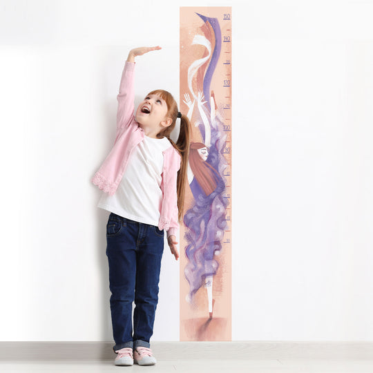 Wall Meter in wall paper for kids - Growpotai