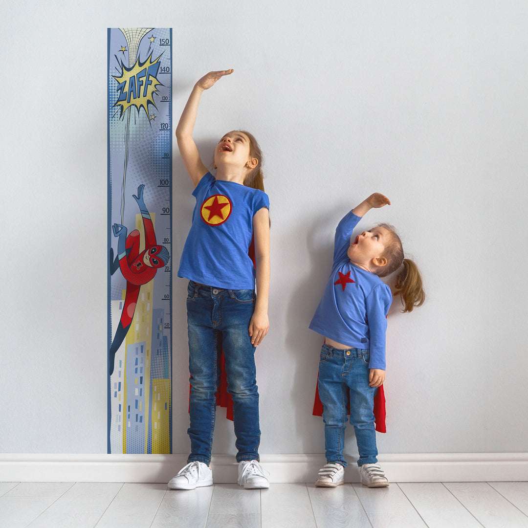 Wall Meter in wall paper for kids - Growpotai