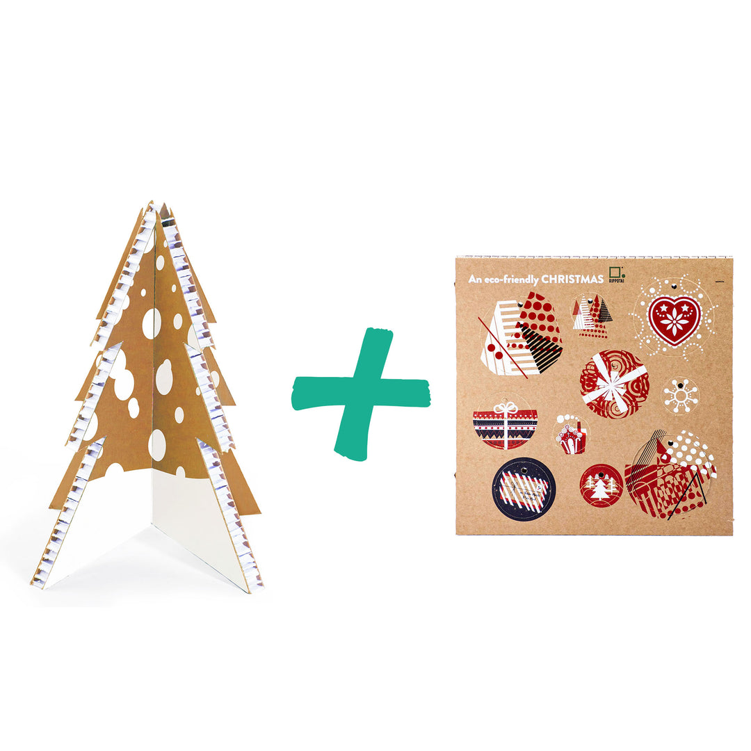 Mini White Christmas Tree + Christmas Baubles Romantic theme SAVE €15!