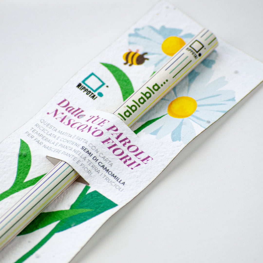 Plantable pencil with seeds
