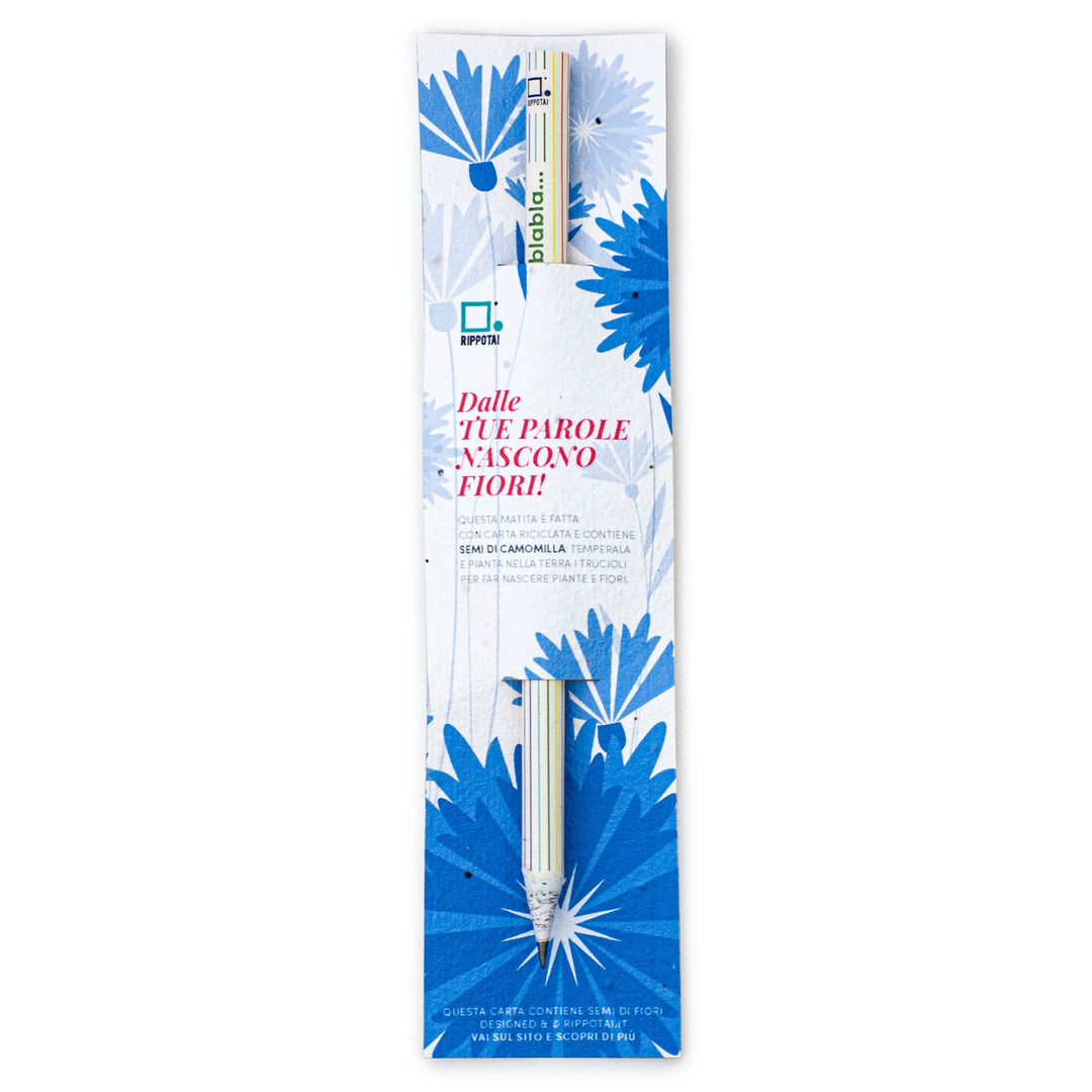 Plantable pencil with seeds