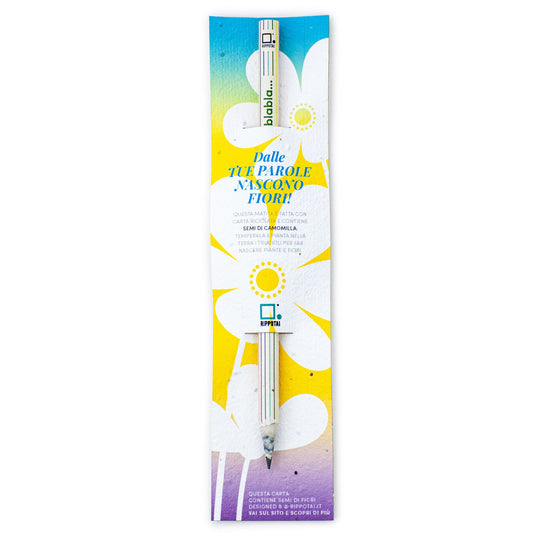 Plantable pencil with seeds