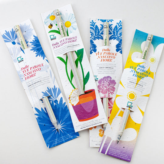 Plantable pencil with seeds