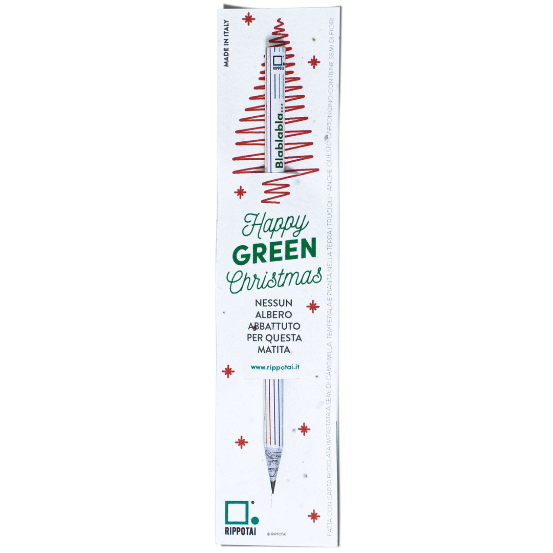 Plantable pencils in seedpaper (4): eco-friendly Christmas gift idea