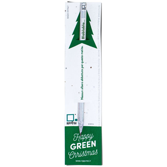 Plantable pencils in seedpaper (4): eco-friendly Christmas gift idea