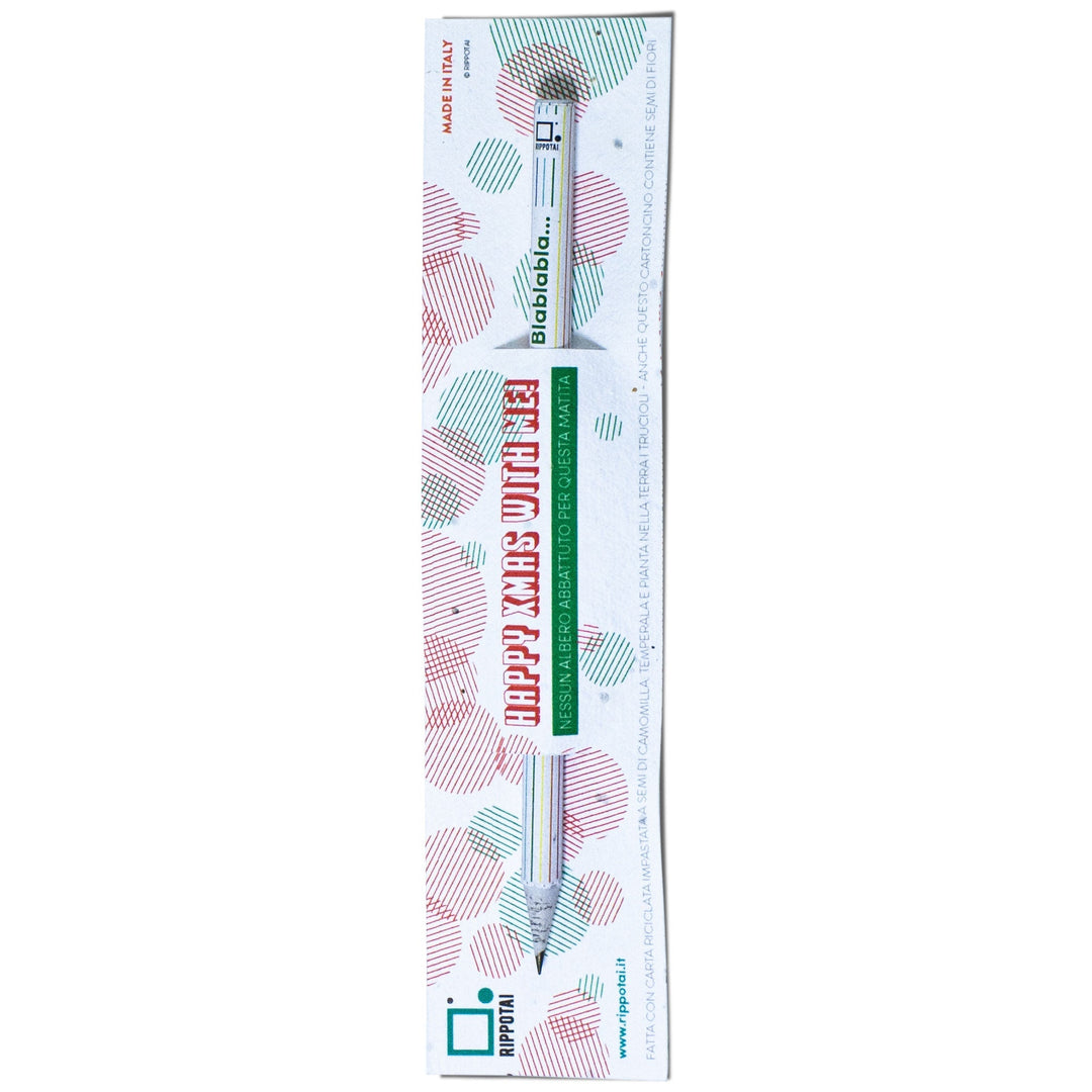 Plantable pencils in seedpaper (4): eco-friendly Christmas gift idea
