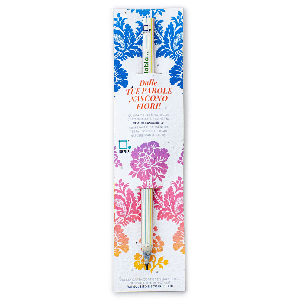 Plantable pencil with seeds