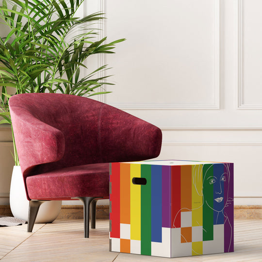 Pouf musicale Soundpotai inclusivo ed ecologico, Pride