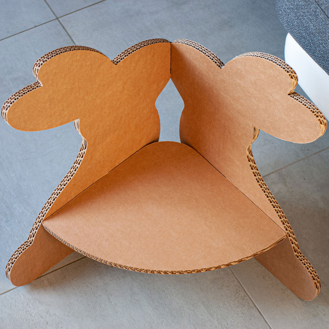 Porte-objets silhouette de lapin, étagère pour présentoirs et vitrines